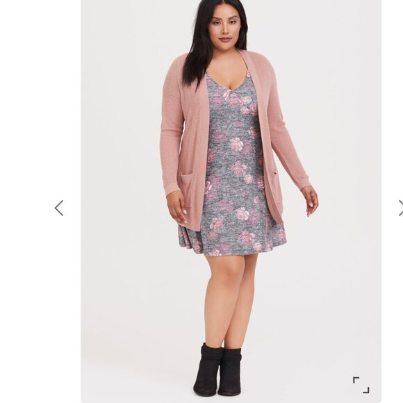 *Torrid Mini Super Soft Plush Skater Dress NWT - Picture 3 of 8